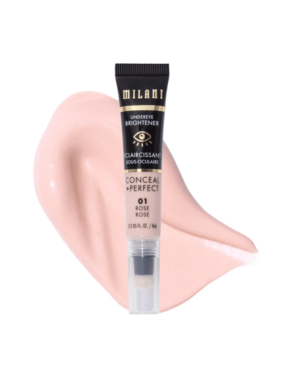 Milani Conceal + Perfect Under Eye Brightener 01 Rose Rose NWT